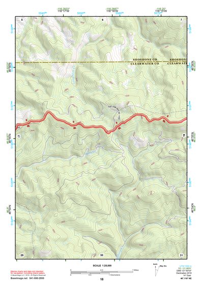 46116NE Page 18 Potlatch Topo Preview 1