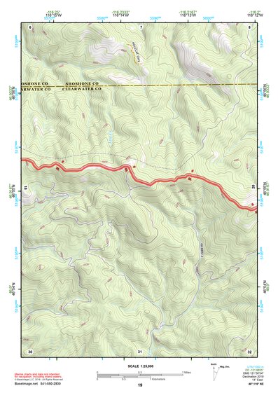 46116NE Page 19 Potlatch Topo Preview 1