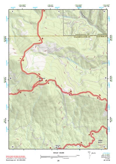 46116NE Page 21 Potlatch Topo Preview 1