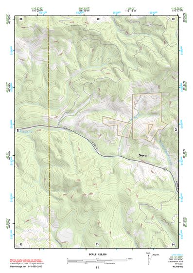 46116NE Page 41 Potlatch Topo Preview 1