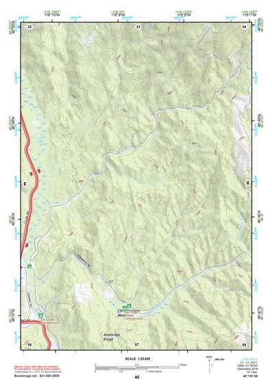 46116NE Page 45 Potlatch Topo Preview 1