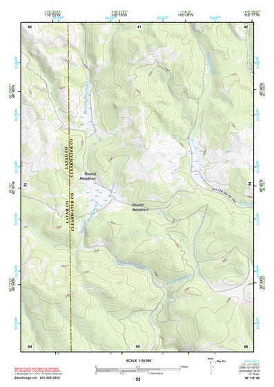 46116NE Page 53 Potlatch Topo Preview 1