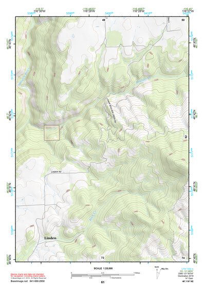 46116NE Page 61 Potlatch Topo Preview 1