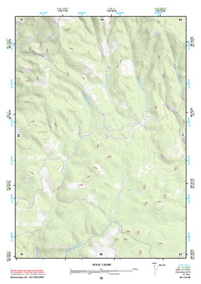 46116NE Page 70 Potlatch Topo Preview 1