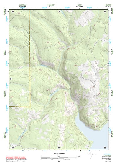 46116NE Page 77 Potlatch Topo Preview 1
