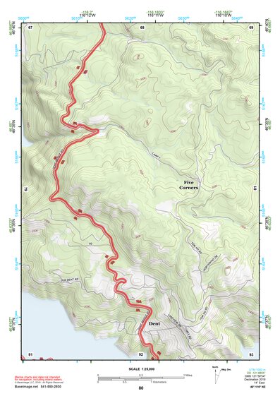 46116NE Page 80 Potlatch Topo Preview 1