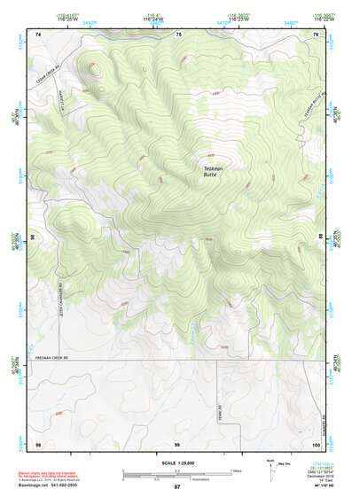 46116NE Page 87 Potlatch Topo Preview 1