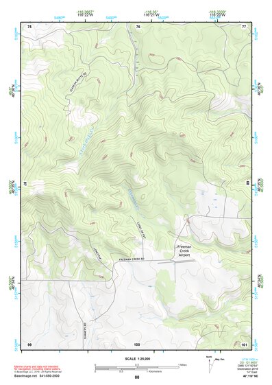 46116NE Page 88 Potlatch Topo Preview 1