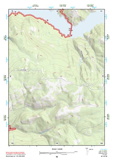 46116NE Page 92 Potlatch Topo Preview 1