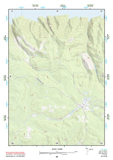 46116NE Page 94 Potlatch Topo Preview 1