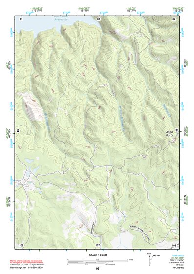 46116NE Page 95 Potlatch Topo Preview 1