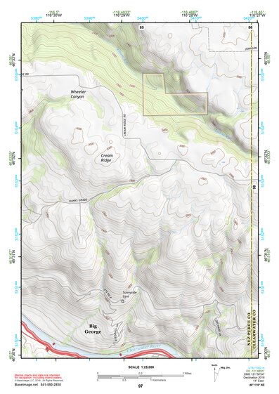 46116NE Page 97 Potlatch Topo Preview 1