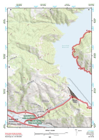46116NE Page 101 Potlatch Topo Preview 1
