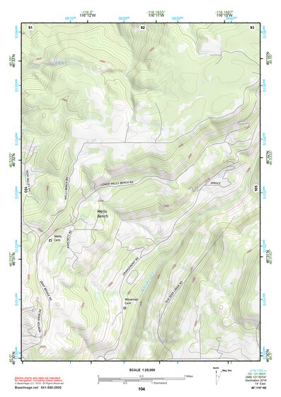 46116NE Page 104 Potlatch Topo Preview 1
