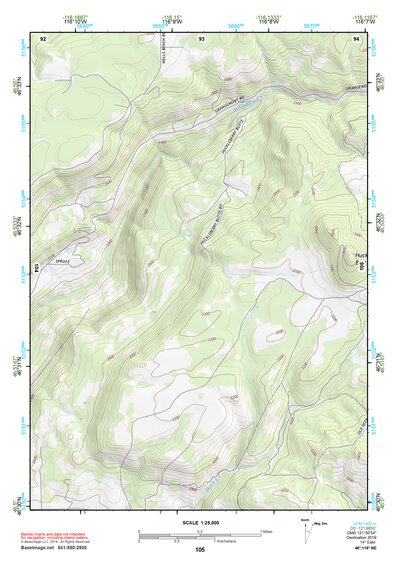 46116NE Page 105 Potlatch Topo Preview 1