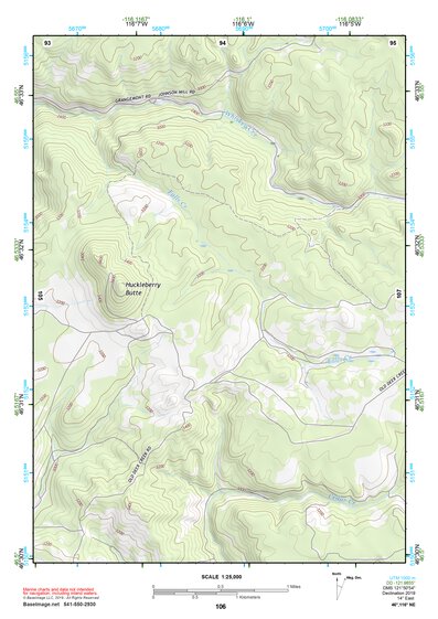 46116NE Page 106 Potlatch Topo Preview 1