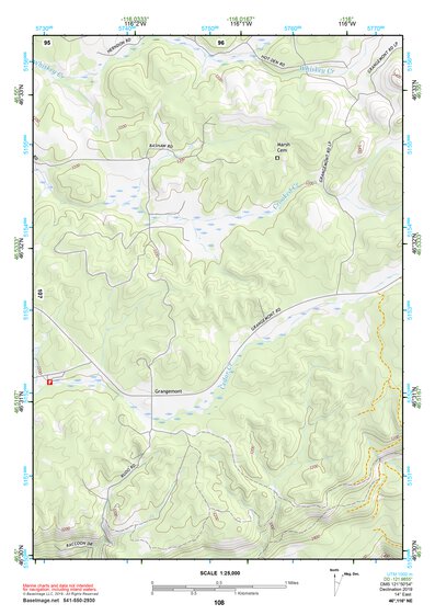 46116NE Page 108 Potlatch Topo Preview 1