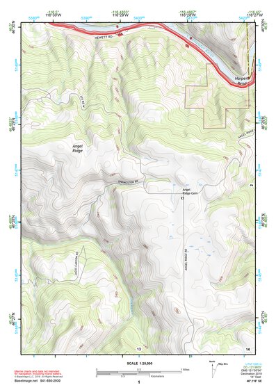 46116SE Page 1 Orofino Topo Preview 1