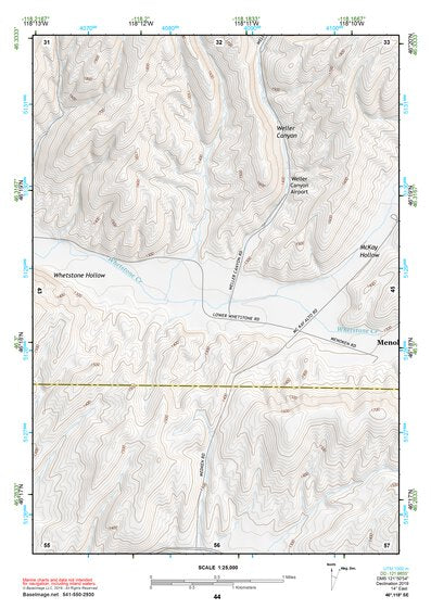 46118SE Page 44 Walla Walla Topo Preview 1