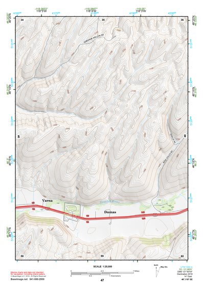 46118SE Page 47 Walla Walla Topo Preview 1