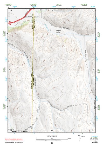 46118SE Page 58 Walla Walla Topo Preview 1