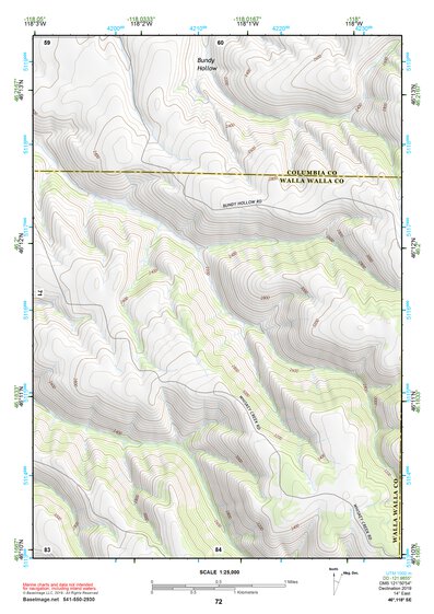 46118SE Page 72 Walla Walla Topo Preview 1