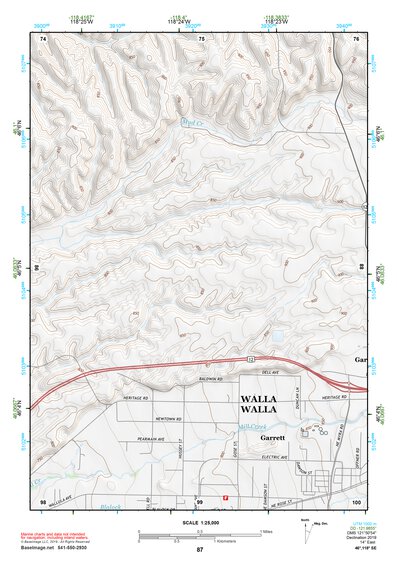 46118SE Page 87 Walla Walla Topo Preview 1