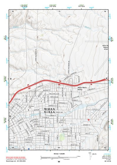 46118SE Page 89 Walla Walla Topo Preview 1
