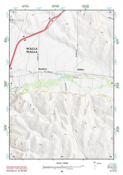 46118SE Page 91 Walla Walla Topo Preview 1