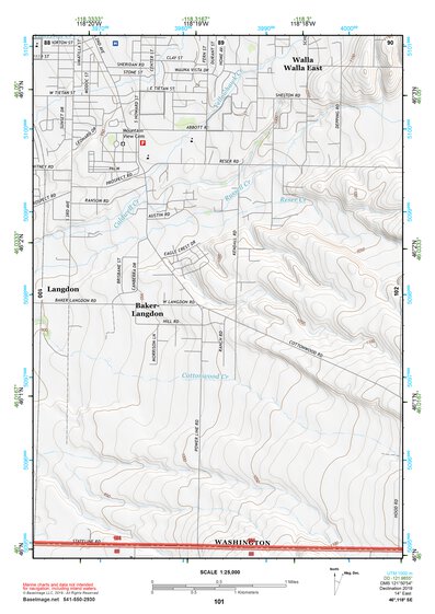 46118SE Page 101 Walla Walla Topo Preview 1