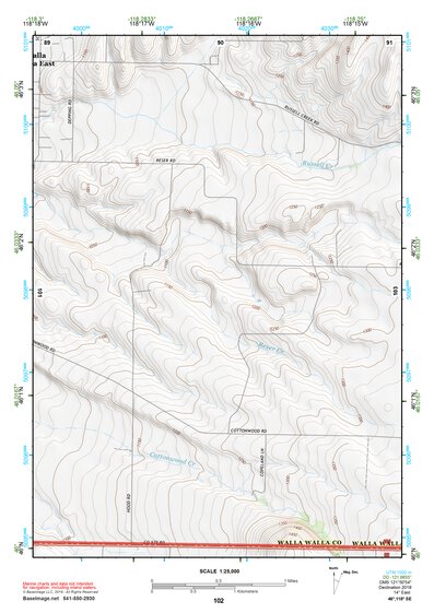 46118SE Page 102 Walla Walla Topo Preview 1
