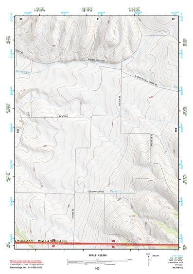 46118SE Page 103 Walla Walla Topo Preview 1