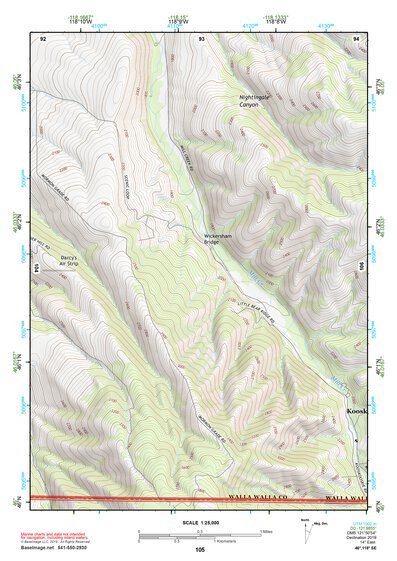 46118SE Page 105 Walla Walla Topo Preview 1