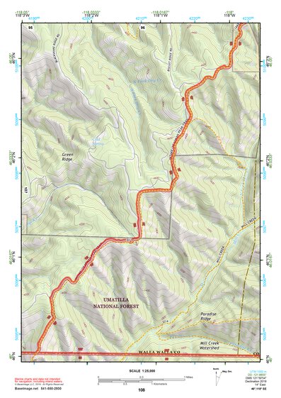 46118SE Page 108 Walla Walla Topo Preview 1