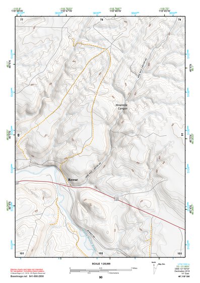 46118SW Page 90 Walla Walla Topo Preview 1