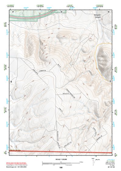 46118SW Page 100 Walla Walla Topo Preview 1