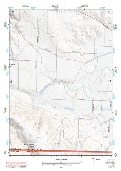 46118SW Page 103 Walla Walla Topo Preview 1