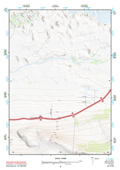 46119NE Page 3 Priest Rapids Topo Preview 1