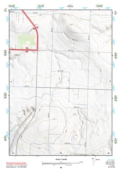 46119NE Page 10 Priest Rapids Topo Preview 1