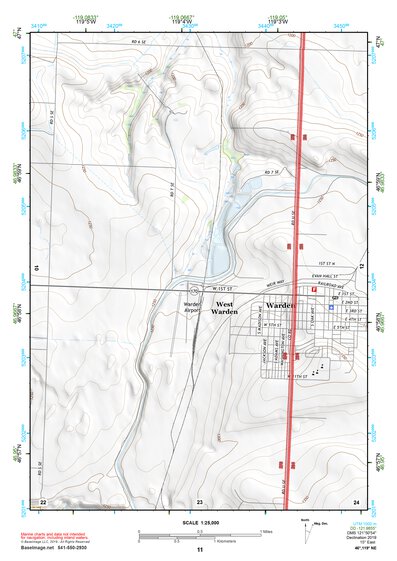 46119NE Page 11 Priest Rapids Topo Preview 1