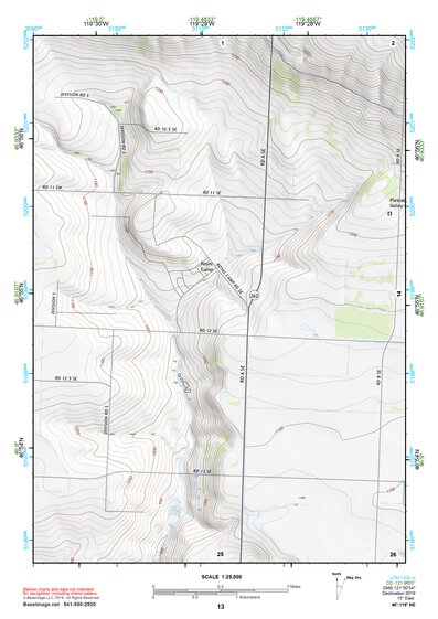46119NE Page 13 Priest Rapids Topo Preview 1