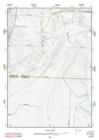 46119NE Page 22 Priest Rapids Topo Preview 1