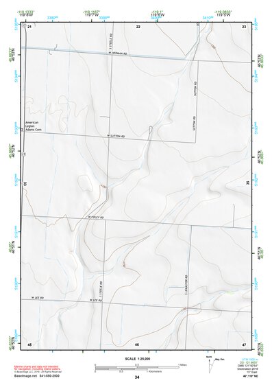 46119NE Page 34 Priest Rapids Topo Preview 1
