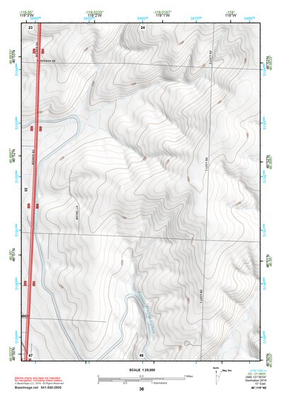 46119NE Page 36 Priest Rapids Topo Preview 1