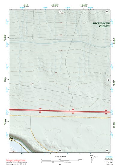 46119NE Page 49 Priest Rapids Topo Preview 1