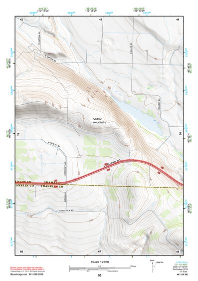 46119NE Page 55 Priest Rapids Topo Preview 1