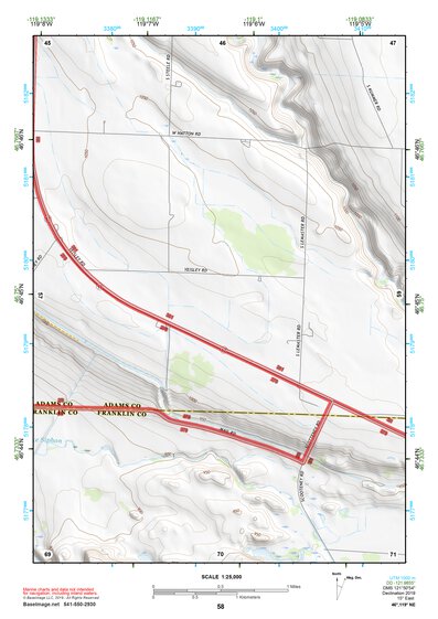 46119NE Page 58 Priest Rapids Topo Preview 1