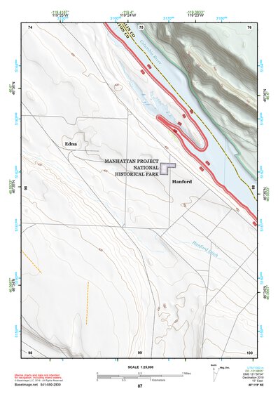 46119NE Page 87 Priest Rapids Topo Preview 1