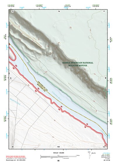 46119NE Page 88 Priest Rapids Topo Preview 1