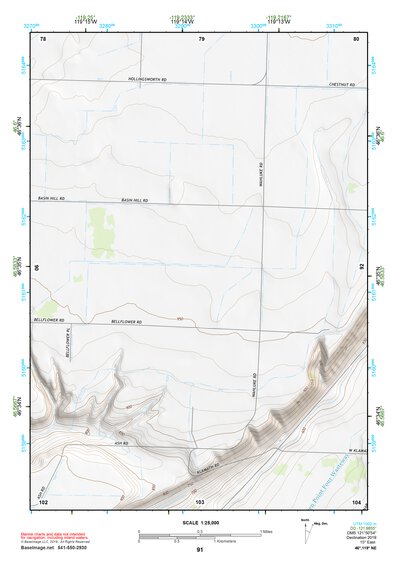 46119NE Page 91 Priest Rapids Topo Preview 1